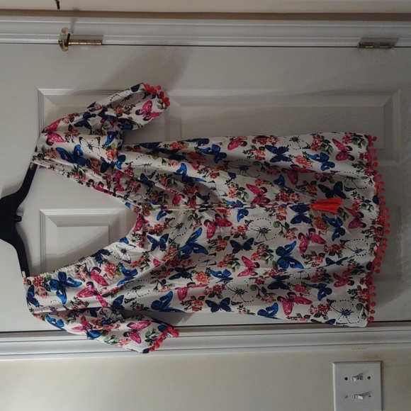 America and Beyond Butterfly floral Dress - Picture 1 of 4